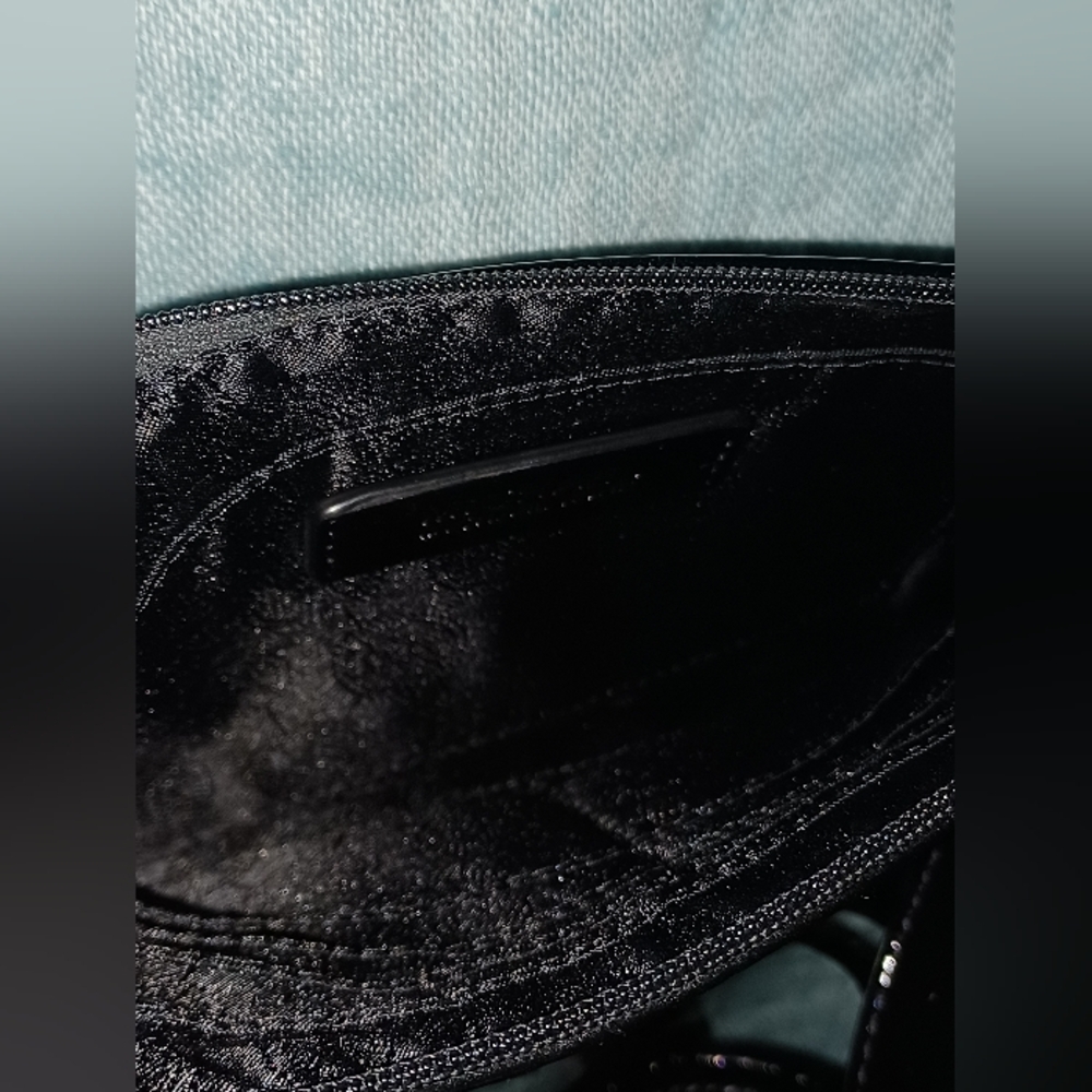 Michael Kors PVC Black and Clear Tropical Bag w/ wallet - Picture 7 of 7